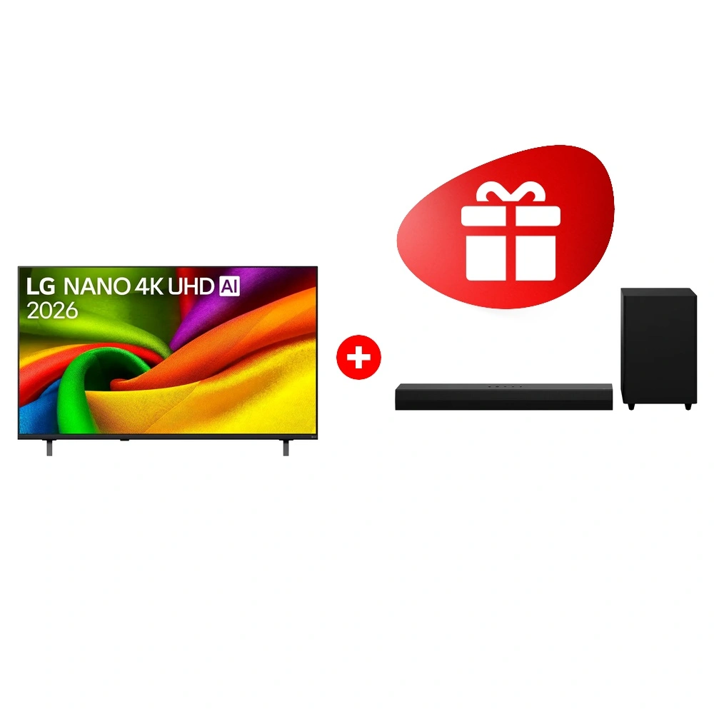 Комплект Саундбар LG S30A + LED телевизор LG 55NU900B6LA 