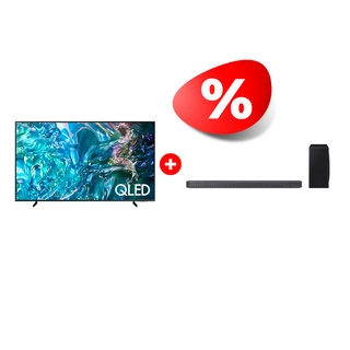 Комплект Саундбар Samsung HW-Q800B/RU + QLED телевизор Samsung QE65Q60DAUXCE 