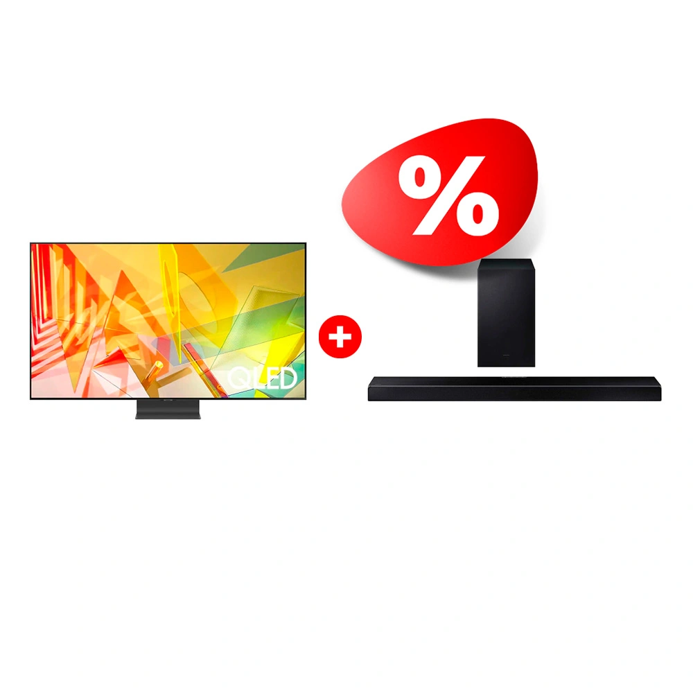 Комплект Саундбар Samsung HW-Q600A/RU + QLED телевизор Samsung QE55Q95TAUXCE 