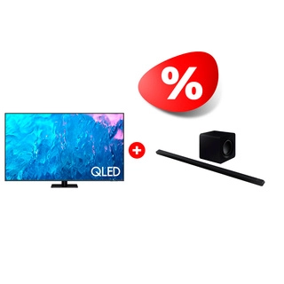 Жиынтық Samsung саундбары HW-S800B/RU + QLED TV Samsung QE85Q70CAUXCE 