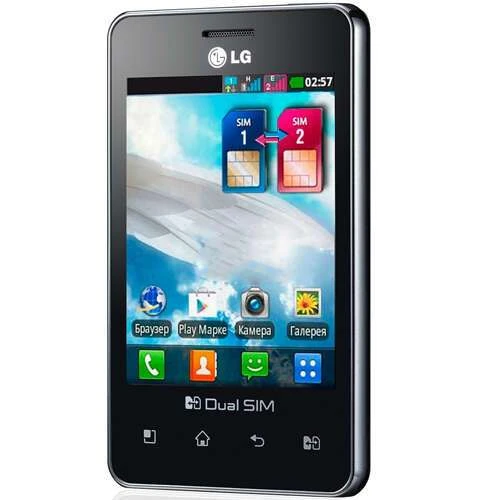 Смартфон LG E405 Black