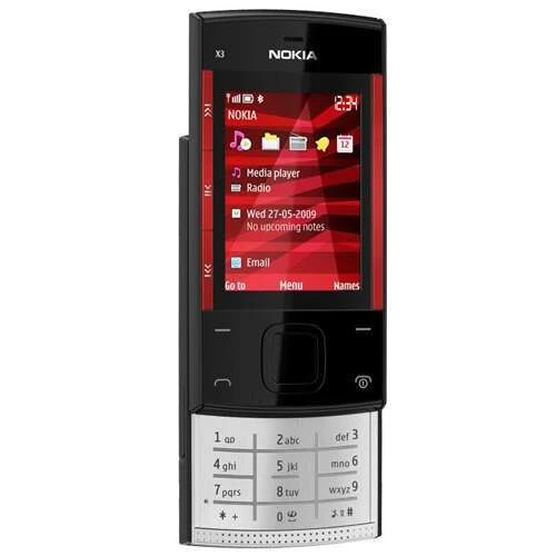 Смартфон Nokia X3-00 (black red)
