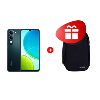 Комплект Смартфоны VIVO Y04 4/256GB Malachite black + Спортивная ранец-сумка Vivo satchel bag 