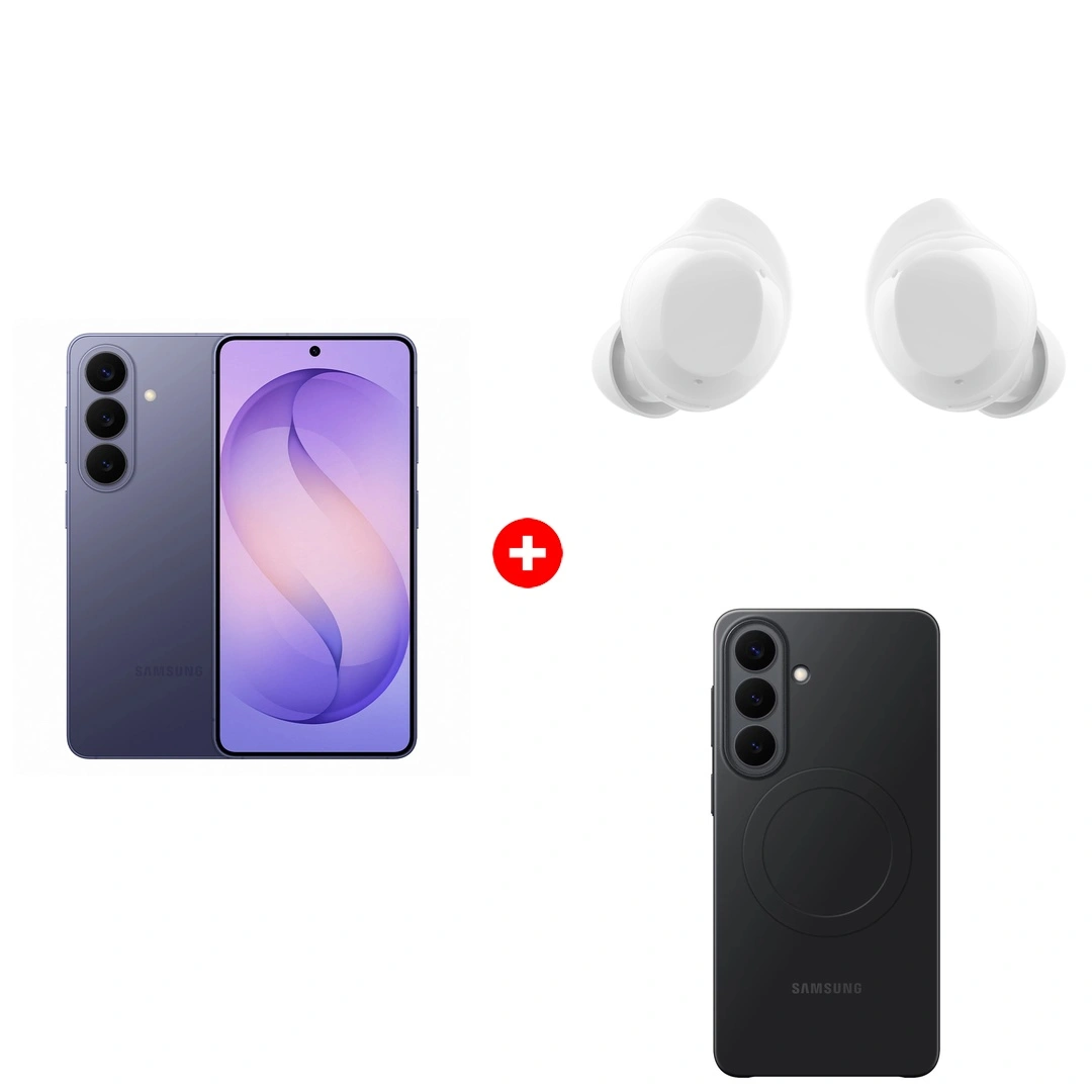 Жиынтық Смартфон Samsung Galaxy S26 12/256GB Сobalt violet + Чехол Samsung для Galaxy S26 Slim Magnet Case + TWS Наушники Samsung Galaxy Buds Core SM-R410NZWACIS White 