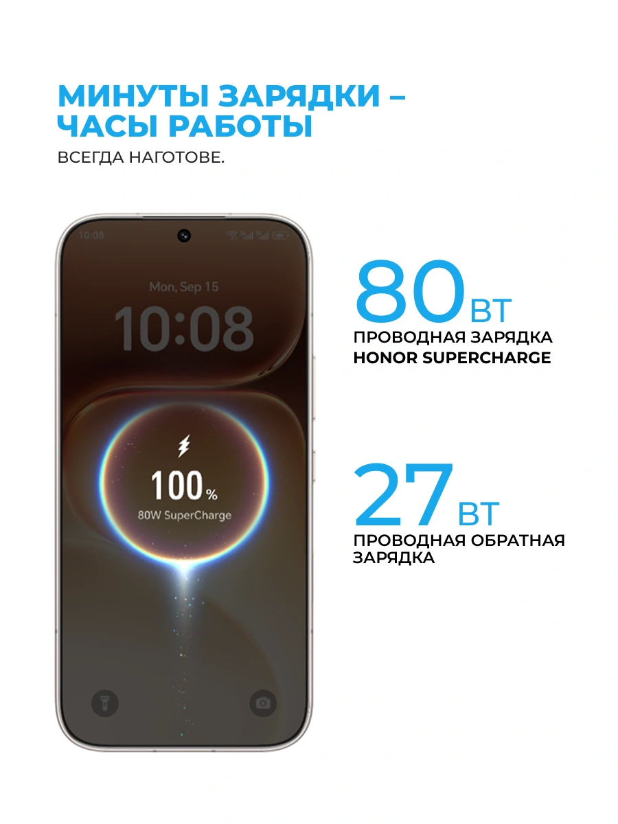 Комплект HONOR 600 8/256GB Golden White + HONOR TWS СHOICE Earbuds X7 Lite White  - фото 17