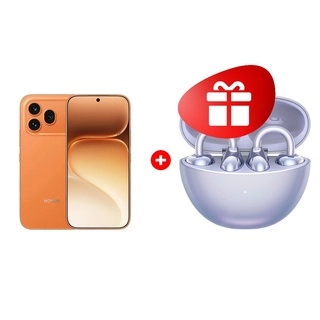 Комплект HONOR 600 Pro 12/512GB Orange + HONOR TWS CHOICE Earbuds Clip Purple 