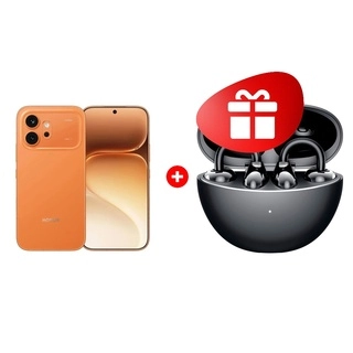 Комплект HONOR 600 8/512GB Orange + HONOR TWS CHOICE Earbuds Clip Black 