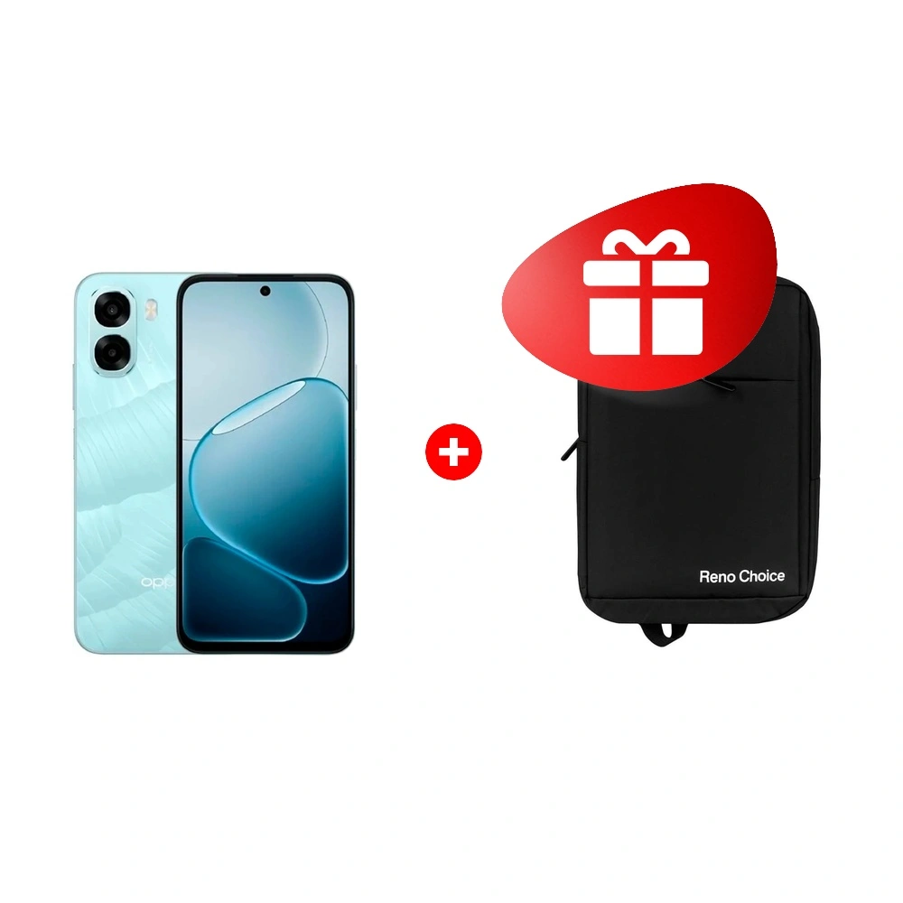 Комплект OPPO A6X 4/256GB Ice blue + OPPO Reno Choice Black 