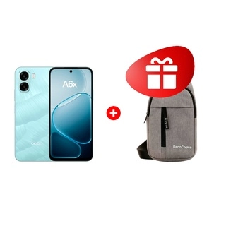 Жиынтық Oppo A6X 4/128GB Ice Blue + OPPO Reno Choice Gray 