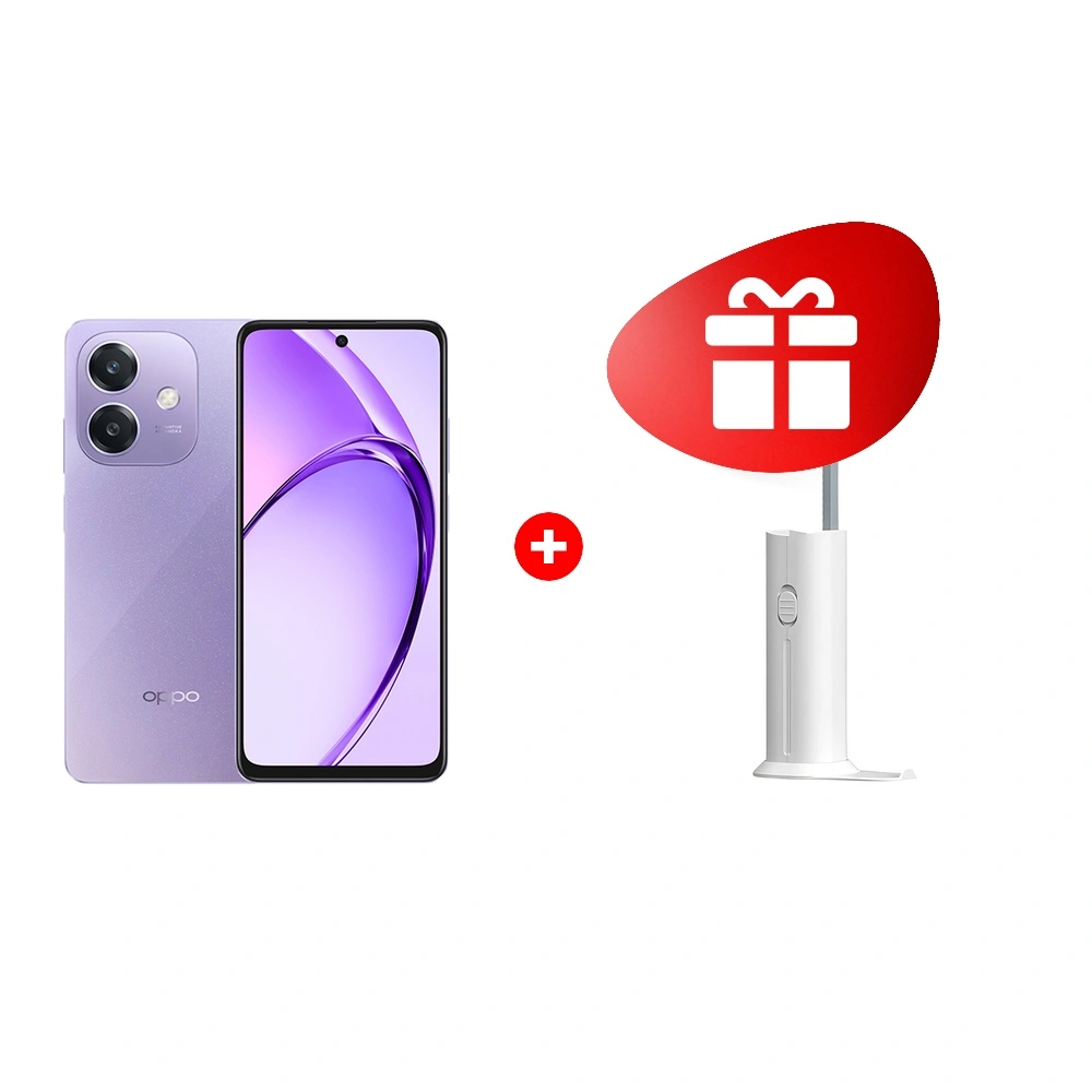 Комплект Oppo A5i 4/128GB Starry Purple + Oppo 4W 