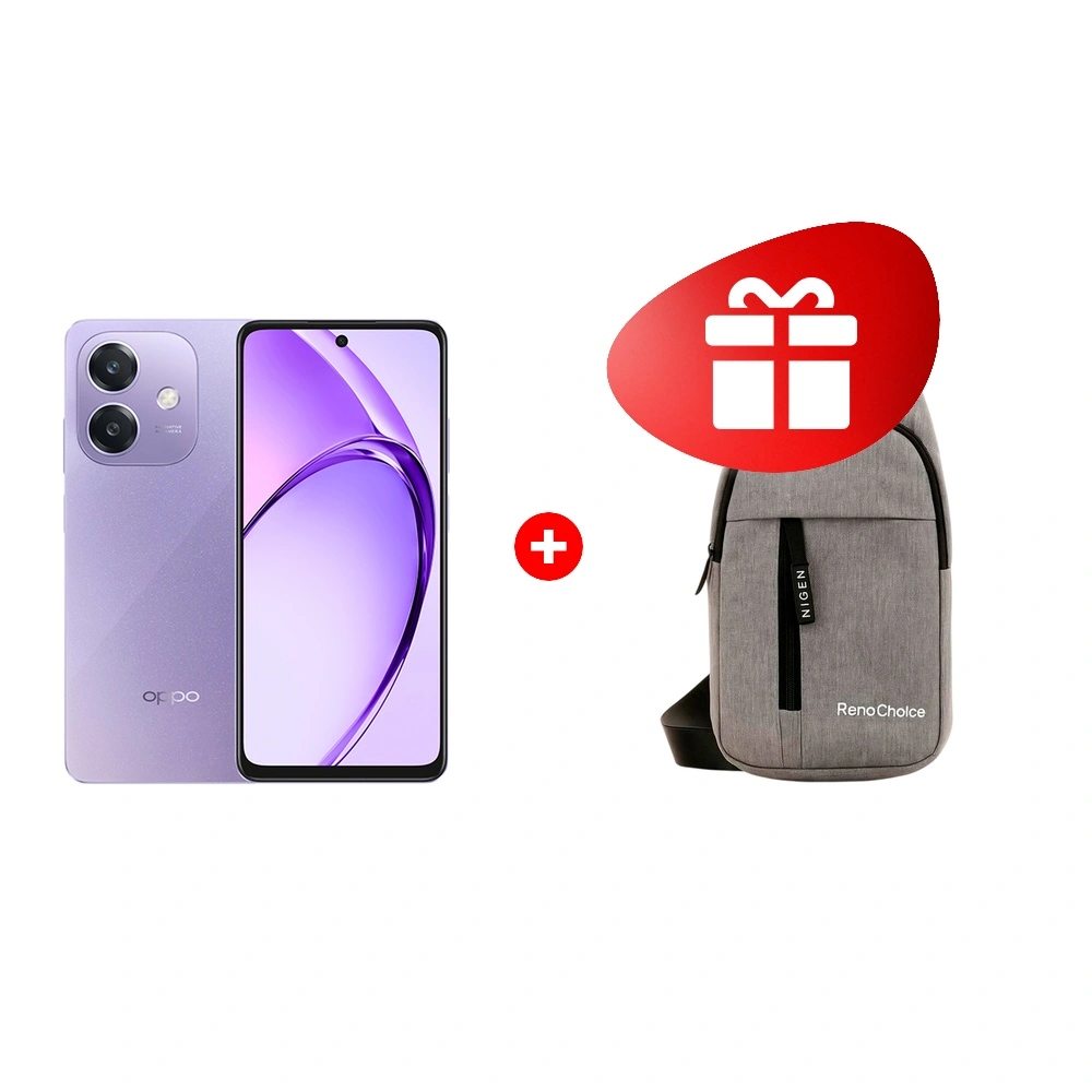 Комплект Oppo A5i 4/64GB Starry Purple + Oppo Reno Choice Gray 