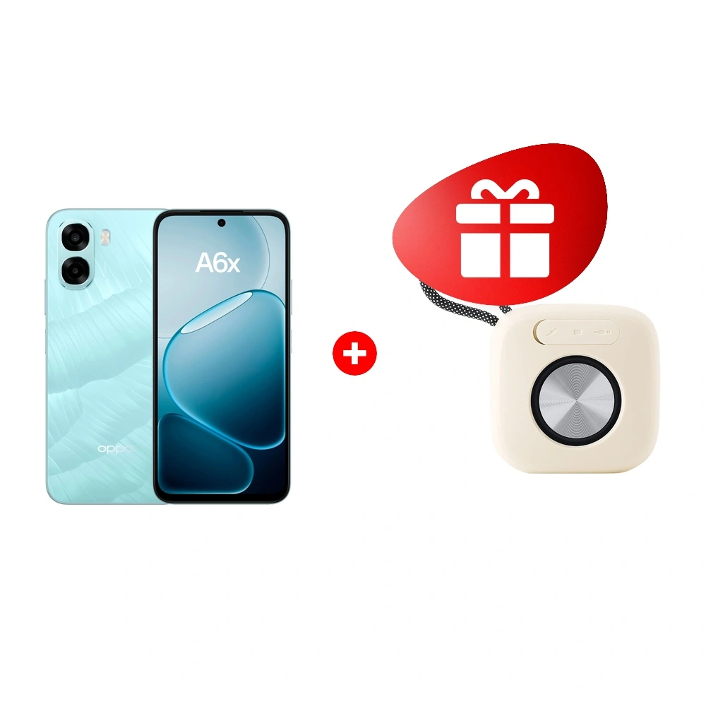 Комплект OPPO A6X 4/128GB Ice Blue + Oppo с Bluetooth Reno Choice BT60 