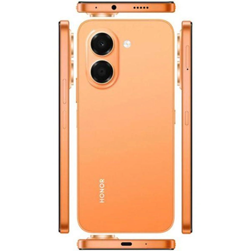 Смартфон Honor X7e 6/128GB Sunrise orange - фото 6