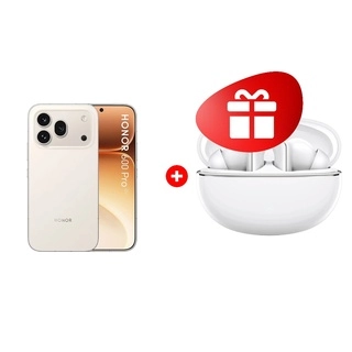 Комплект HONOR 600 Pro 12/512GB Golden White + HONOR CHOICE Earbuds X8 white 
