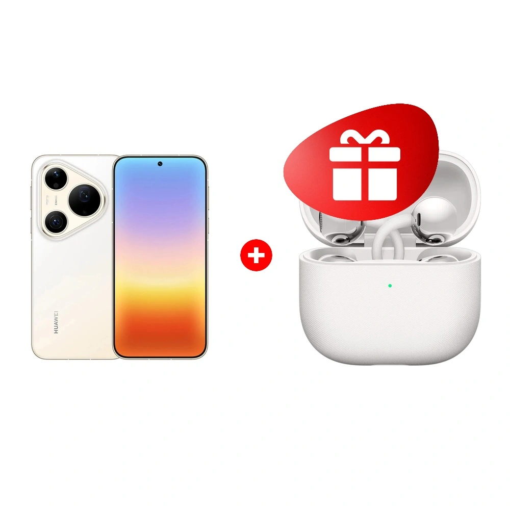 Комплект HUAWEI Pura 90s Pro Max 12/512GB Blush Gold + HUAWEI FreeClip2 White Robin-T10 