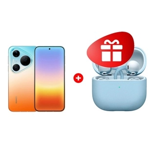 Комплект HUAWEI Pura 90s Pro Max 12/512GB Orange Ocean + HUAWEI FreeClip2 Blue Robin-T10 
