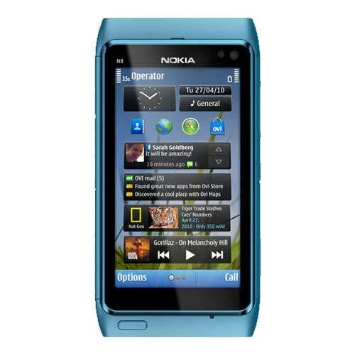 Смартфон Nokia N8 BLUE - фото 2