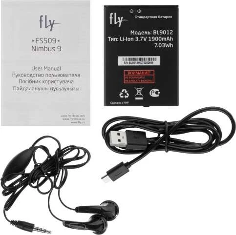 Смартфон Fly FS509 Black - фото 6