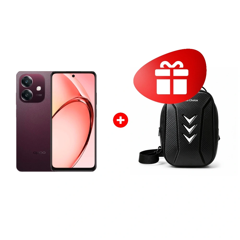 Жиынтық Oppo A5i 4/64GB Nebula Red + OPPO Reno Choice Chest Sling Bag 