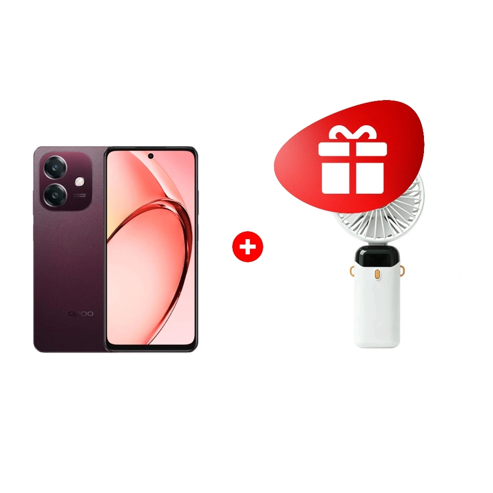 Жиынтық Oppo A5i 4/64GB Nebula Red + Oppo Reno Choice Potable Electric Fan 