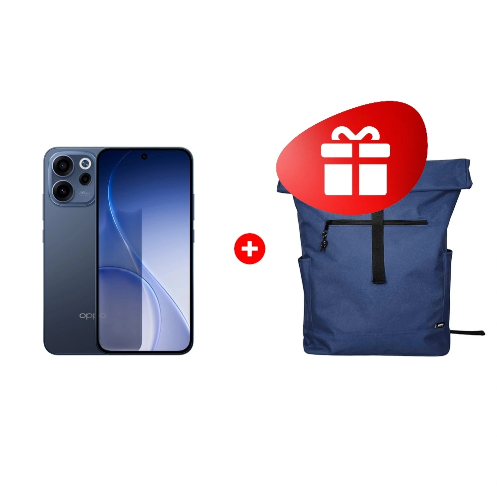 Жиынтық OPPO Reno15F 12/512GB Twilight Blue + OPPO Roll-Top RT319 Тёмно-синий 