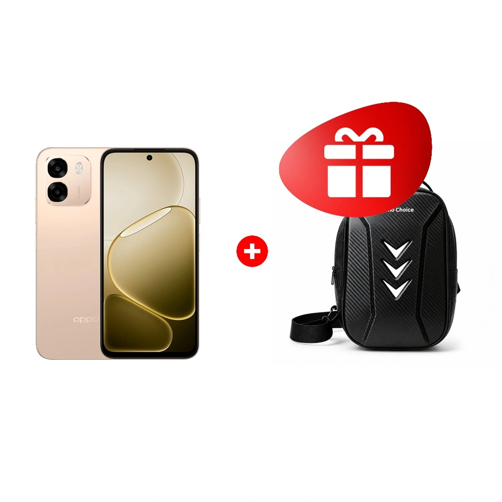 Комплект Oppo A6 8/256GB Aurora Gold + OPPO Reno Choice Chest Sling Bag 