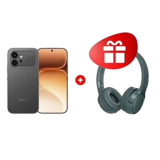 Комплект HONOR 600 8/512GB Black + HONOR Choice Headphones lite grey 