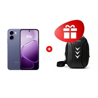 Жиынтық OPPO A6X 4/128GB Plum Purple + Oppo Reno Choice Chest Sling Bag 