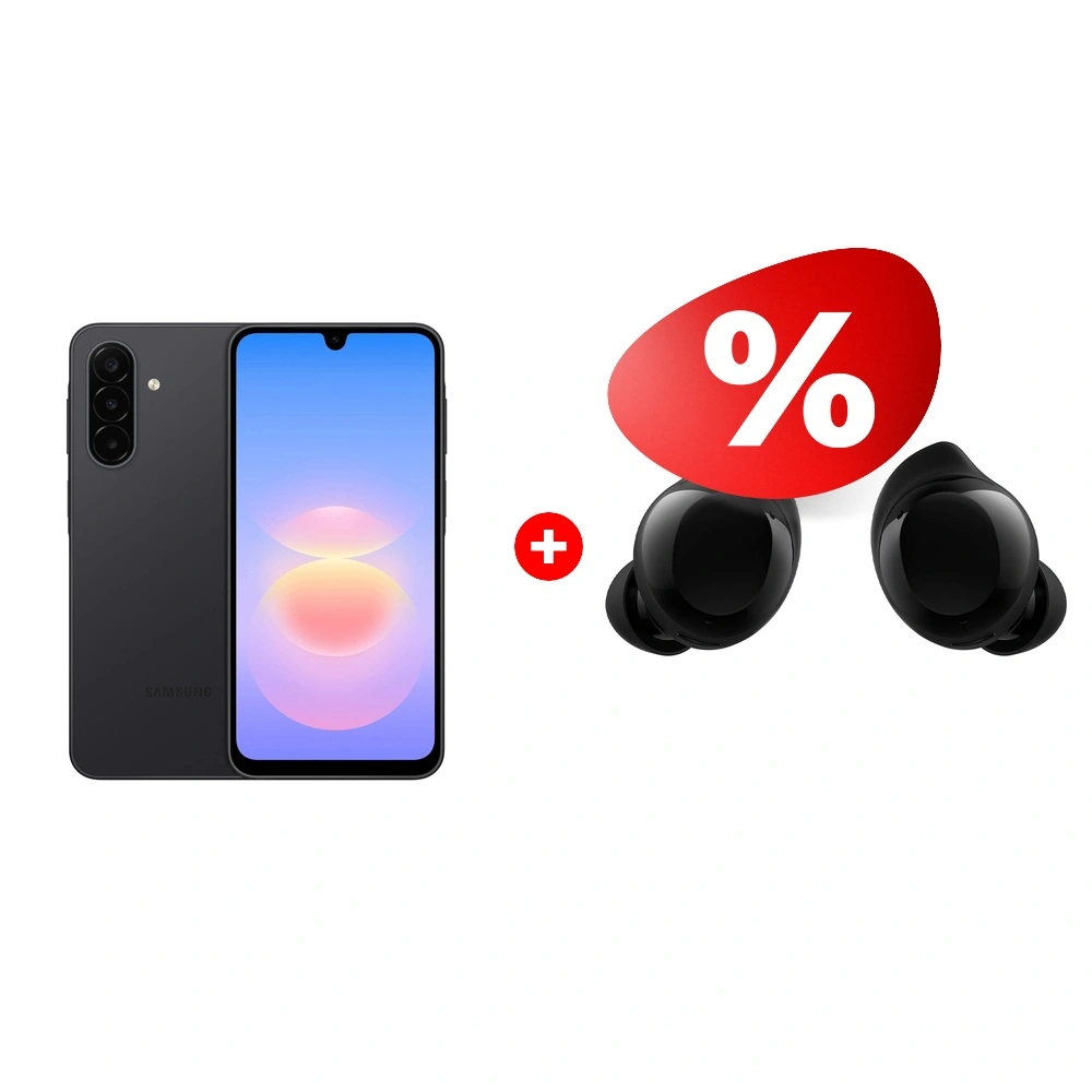 Жиынтық Samsung Galaxy A18 8/256GB Black + Samsung Galaxy Buds Core SM-R410NZKACIS Black 