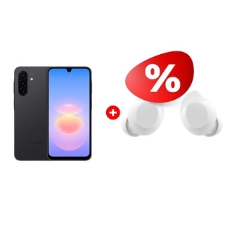Жиынтық Samsung Galaxy A18 8/256GB Black + Samsung Galaxy Buds Core SM-R410NZWACIS White 