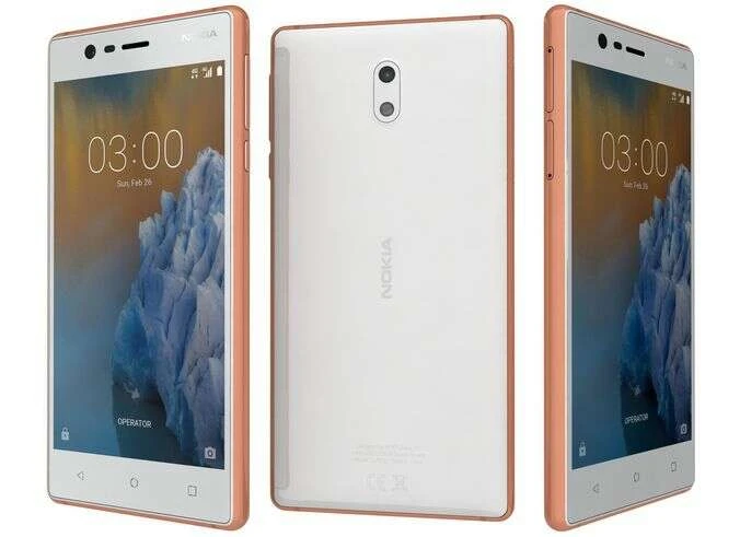 Nokia смартфоны 3 Copper White - фото 3