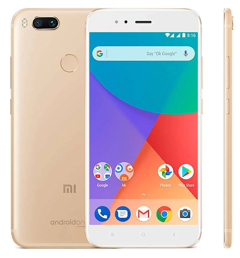 Смартфон Xiaomi Mi A1 32 Gb, Gold - фото 3