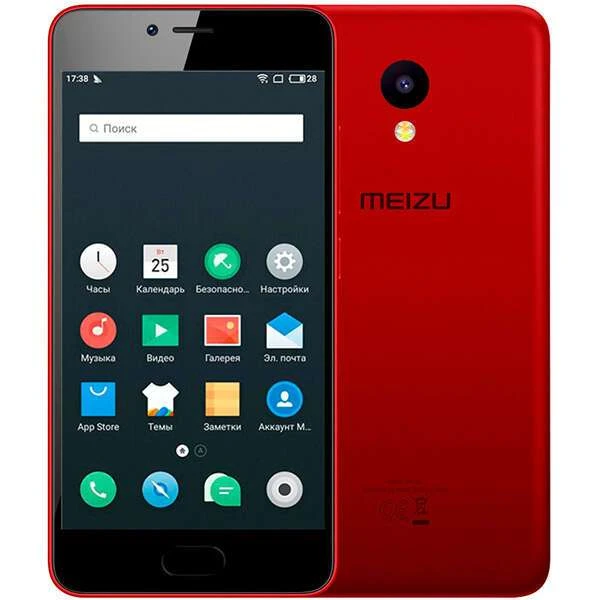 Смартфон Meizu M5c 16GB Red - фото 7