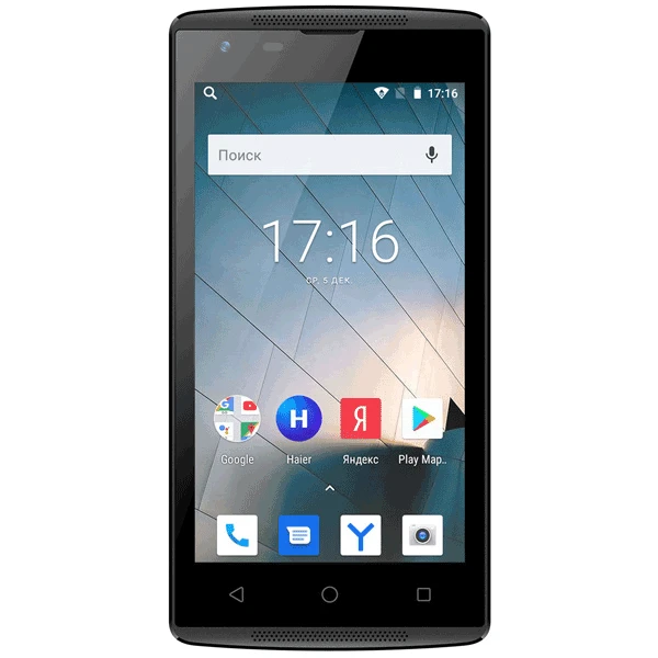Смартфон Haier Alpha A1 1/8GB Black - фото 2