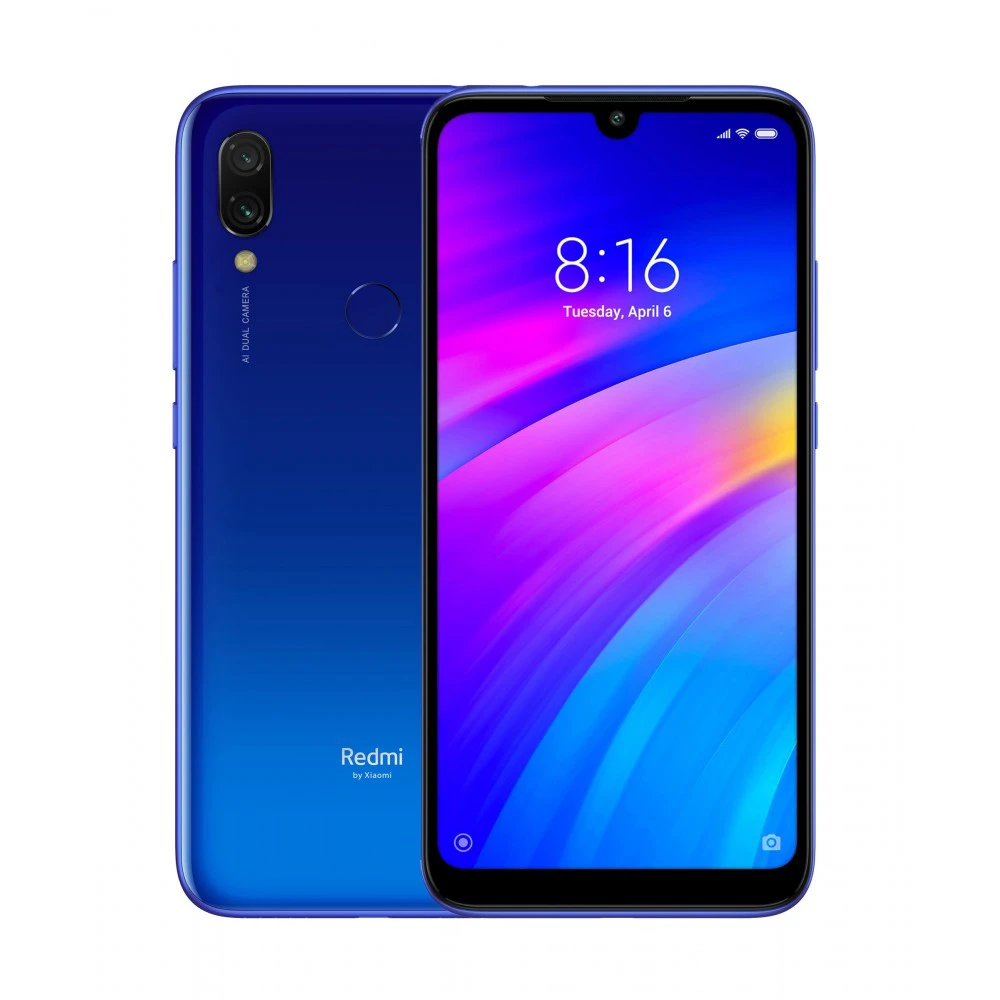 Смартфон Xiaomi Redmi 7 EU 16G Comet Blue - фото 6
