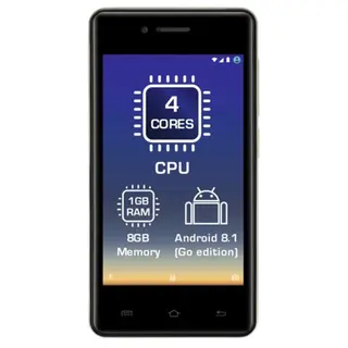 Смартфон Prestigio Wize YA3 1/8GB Black