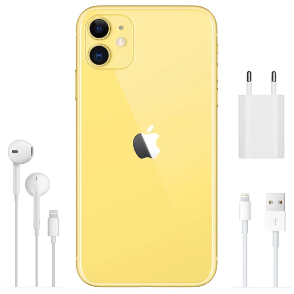 Смартфон Apple iPhone 11 4/64GB Yellow - фото 5