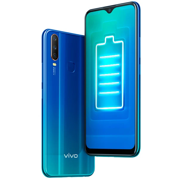 Смартфон Vivo Y12 Aqua blue - фото 4