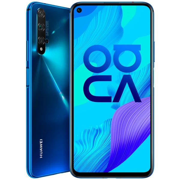 Смартфон HUAWEI nova 5T 6/128GB Crush blue - фото 6