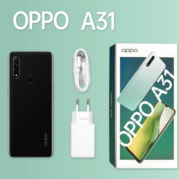 Смартфон OPPO A31 4/64G Mystery Black - фото 11