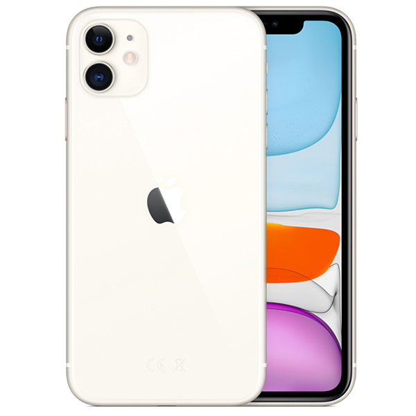 Apple смартфоны iPhone 11 64GB White Slim Box