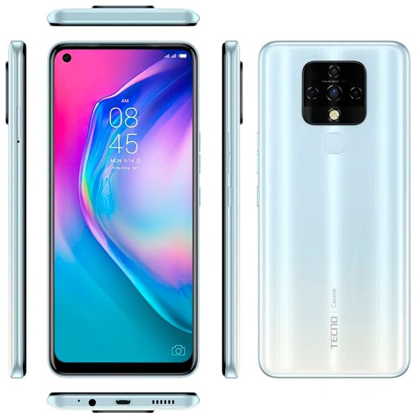 Смартфон Tecno Camon 16 SE (CE7j) 6/128GB Cloud White - фото 5