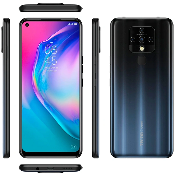 Смартфон Tecno Camon 16 SE (CE7j) 6/128GB Misty Grey - фото 3
