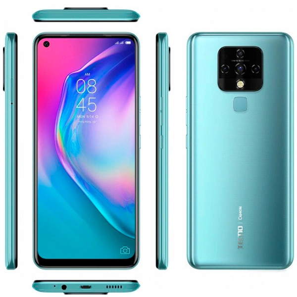 Смартфон Tecno Camon 16 SE (CE7j) 6/128GB Purist Blue - фото 4
