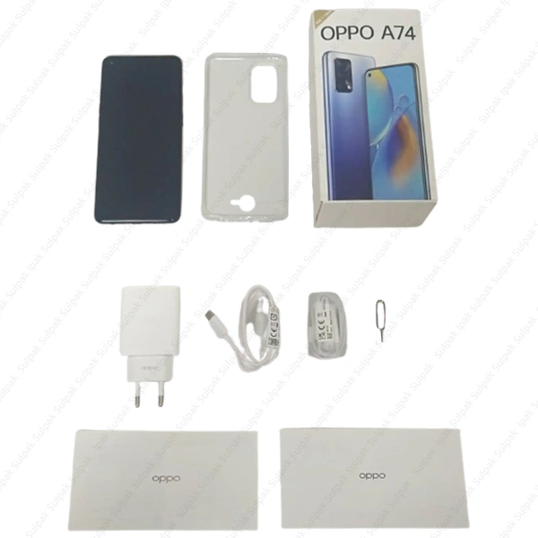 Смартфон OPPO A74 4/128GB Prism Black - фото 8