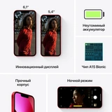 Apple смартфоны iPhone 13 mini 4/128GB (PRODUCT)RED - фото 8