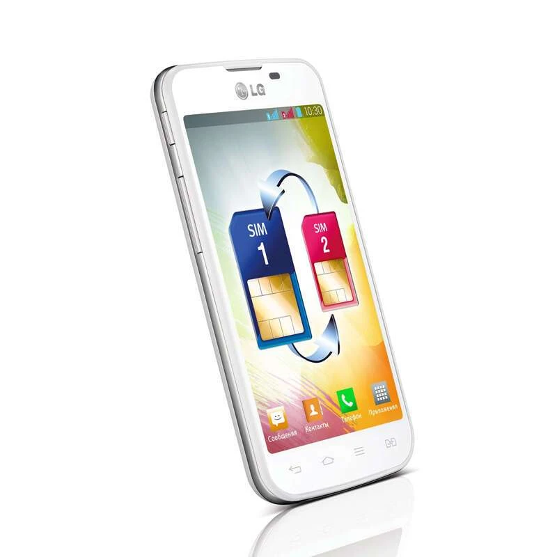 Смартфон LG Optimus L5 II Dual E455 White Silver