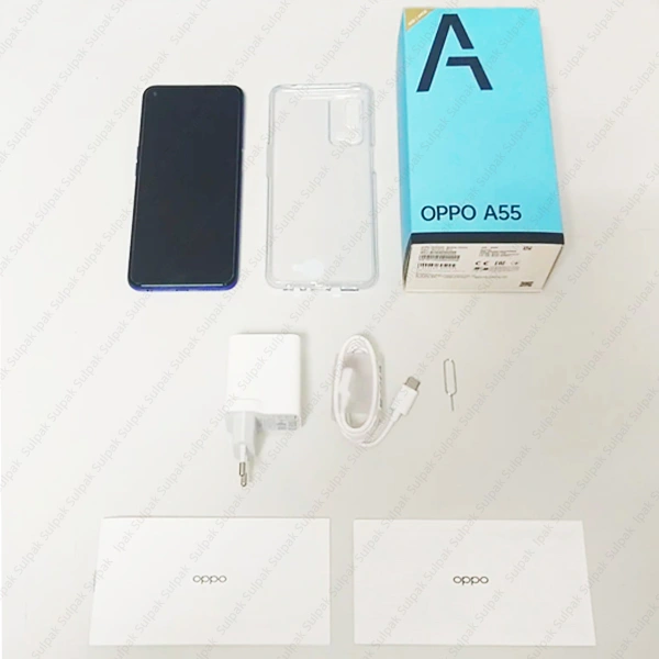 OPPO смартфоны A55 4/64GB Rainbow Blue - фото 10