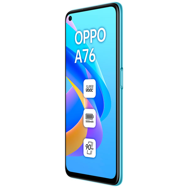 Смартфон ОРРО A76 4/128GB Glowing Blue