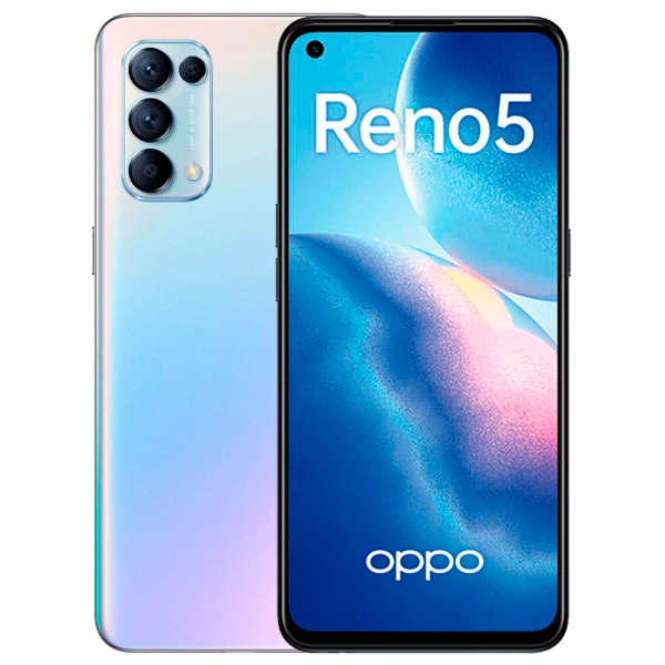 Смартфон OPPO Reno5 Fantasy Silver (восстановленный)